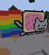 Image result for Nyan Cat Map Art Minecraft