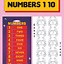 Image result for Numbers 1 to 10 Printable Worksheets