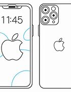 Image result for Line Drawing Apple iPhone