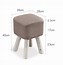 Image result for Dark Black Stool with Grainy Texture