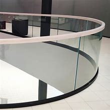 Image result for Curved Glass Railing