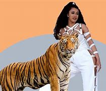 Image result for Cardi B Tiger Costume