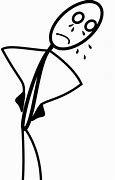 Image result for Stickman Crying Listening to Headphones