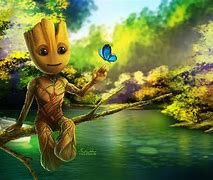 Image result for Baby Groot and Knowheres