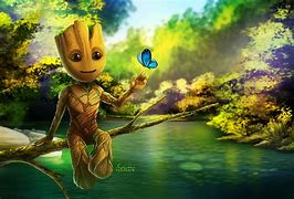 Image result for Little Groot Cartoon Background