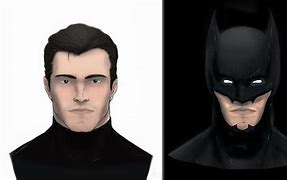 Image result for Bruce Wayne Batman Face