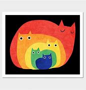 Image result for Rainbow Cat Art