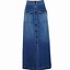 Image result for Long Jean Skirt