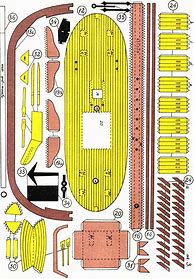 Image result for Battleship Paper Model Template
