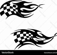 Image result for Checkered Flag with Flames
