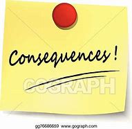Image result for Consequences Clip Art