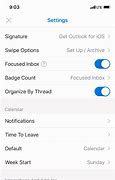 Image result for Outlook Settings On iPhone XR