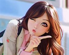 Image result for Anime Girl Eyes Winking