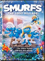Image result for Smurfs The Lost Village DVD