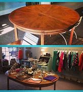 Image result for Antique Dinning Room Table with Tablecloth