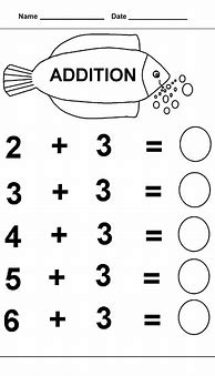 Image result for Kindergarten Math Worksheets for Students