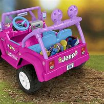 Image result for Pink Barbie Jeep