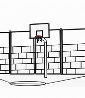 Image result for Basketball Court Coloring Page