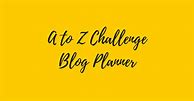 Image result for A to Z Challenge Book Blank