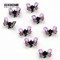 Image result for Mini Crystal Hair Clips
