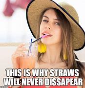 Image result for Chewing On Straw Meme