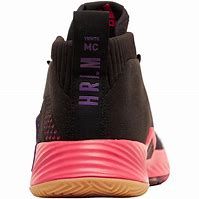 Image result for Adidas Dame 5 Black Red Purple