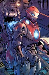 Image result for Marvel Ultimate Iron Man Cover