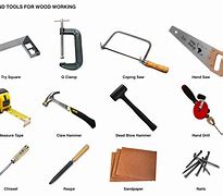 Image result for Woodworking Hand Tools List