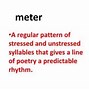 Image result for Meter Poetry