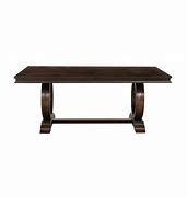 Image result for Homelegance Oratorio Cherry Extendable Trestle Dining Table, From 1Stopbedrooms - 5562-96