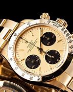 Image result for Rolex 24K Gold Watch