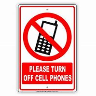 Image result for Cell Phone Off