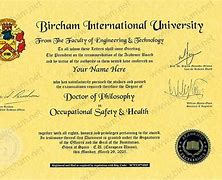 Image result for PhD Certificate Oxford