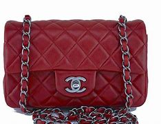Image result for Red Quilted Chanel Bag