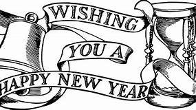 Image result for New Year's Clip Art Black Gold