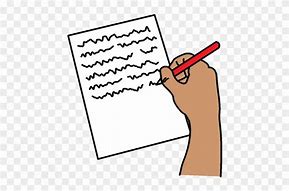 Image result for Paper with Writing On It Clip Art
