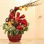 Image result for Chinese New Year Flower Arrangement with Red Table Runner