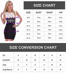 Sizecharts Can Have Sizes In Based On Uk And Us Sizes