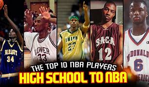 Image result for NBA High School