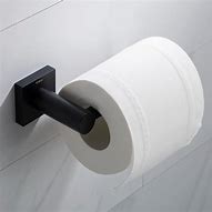Image result for Black Matte Toilet Paper Holder with Hooks