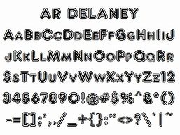 Image result for Delaney Font