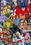 Image result for 80s Cartoon Collage