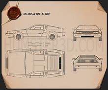 Image result for BTTF DeLorean Blueprints