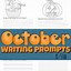 Image result for October Writing Prompts