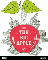 Image result for New York Big Apple Clip Art