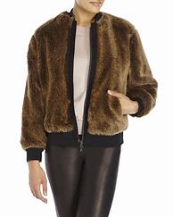 Image result for Faux Fur Bomber Jacket