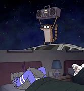 Image result for Rigby Outside Boombox