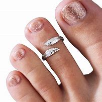 Image result for Feather Toe Rings