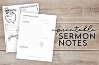 Image result for Church Sermon Notes Printable
