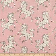 Image result for Pink Unicorn Fabric